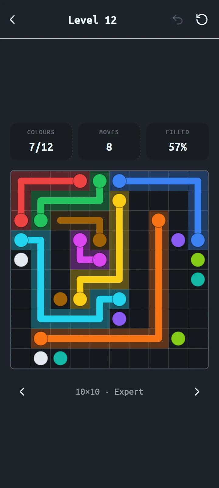 A 10×10 expert level in progress